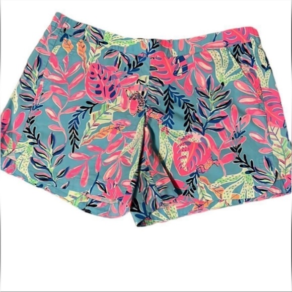 NWT Lilly Pulitzer Ocean View Short Youve Been Spotted 5” Inseam Size XS - Picture 7 of 7